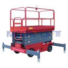 economical 7m 9m 11m 12m 13m 16m high 2250*1350*1530mm overall dimensions platform hydraulic aerial man scissor lift table